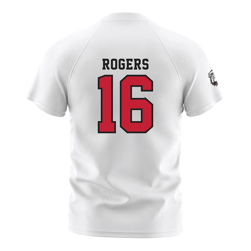 Georgia - NCAA Women's Soccer : Grayson Rogers - White Soccer Jersey-1