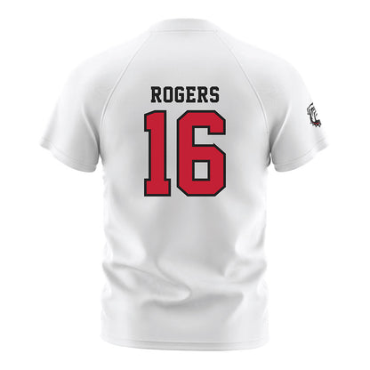 Georgia - NCAA Women's Soccer : Grayson Rogers - White Soccer Jersey-1