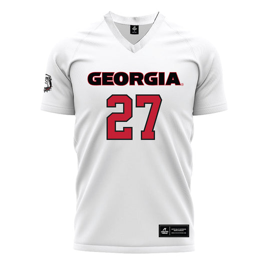 Georgia - NCAA Women's Soccer : Lola Manuel - White Soccer Jersey-0