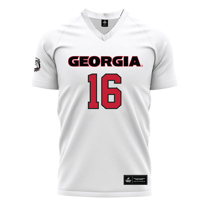Georgia - NCAA Women's Soccer : Grayson Rogers - White Soccer Jersey-0