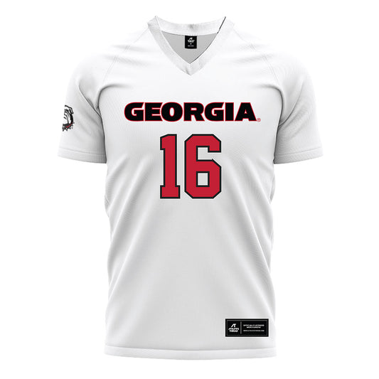 Georgia - NCAA Women's Soccer : Grayson Rogers - White Soccer Jersey-0