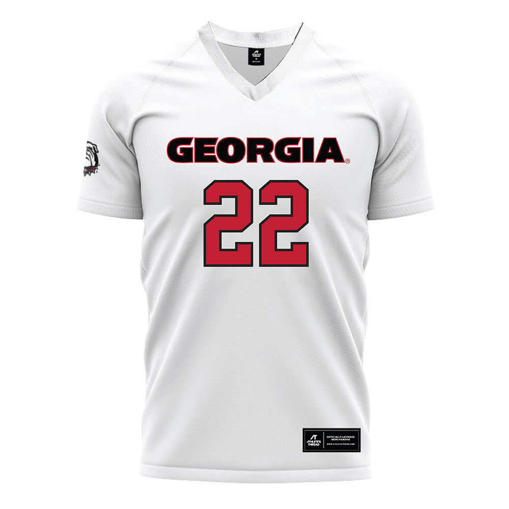Georgia - NCAA Women's Soccer : Kieryn Jeter - White Soccer Jersey-0