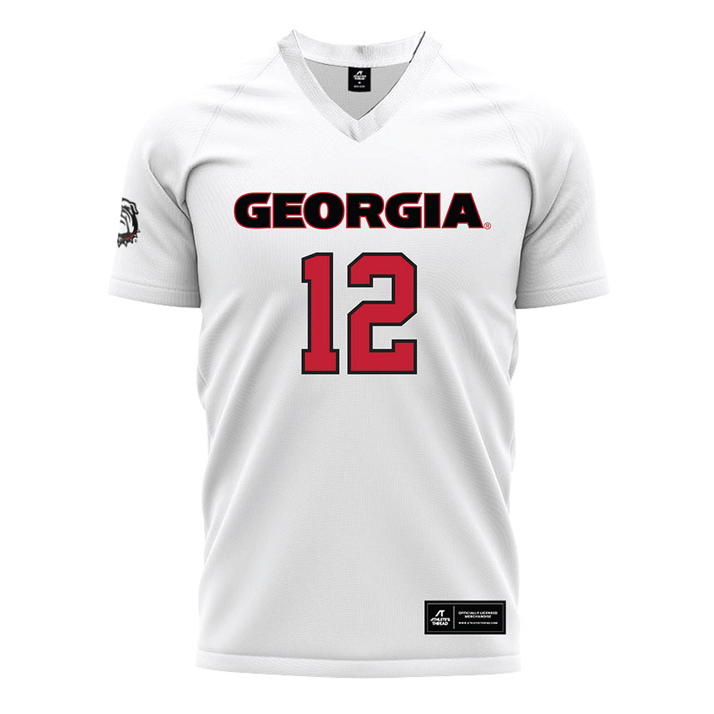 Georgia - NCAA Women's Soccer : Assa Kante - White Soccer Jersey-0