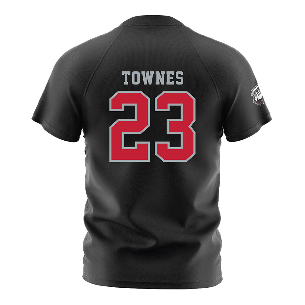 Georgia - NCAA Women's Soccer : Mya Townes - Black Soccer Jersey-1