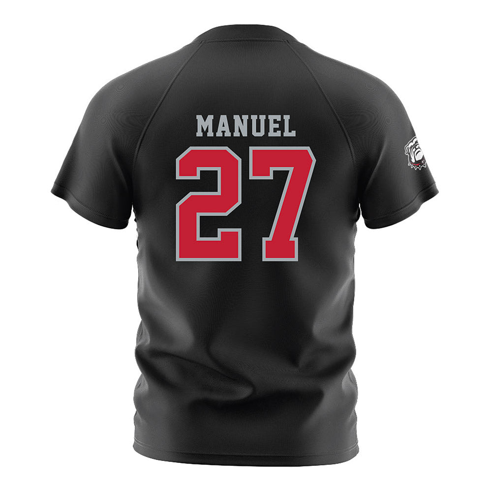 Georgia - NCAA Women's Soccer : Lola Manuel - Black Soccer Jersey-1