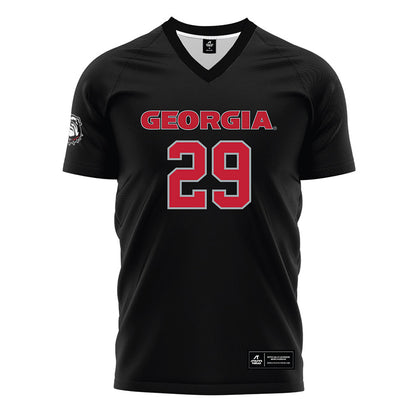 Georgia - NCAA Women's Soccer : Tyler Kaseta - Black Soccer Jersey-0