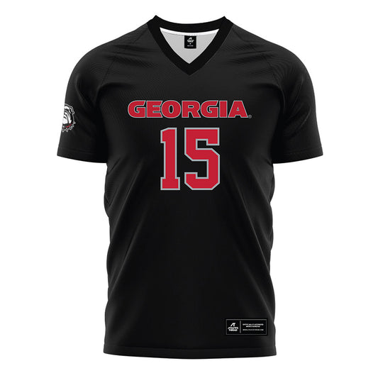 Georgia - NCAA Women's Soccer : Leila Avila - Black Soccer Jersey-0