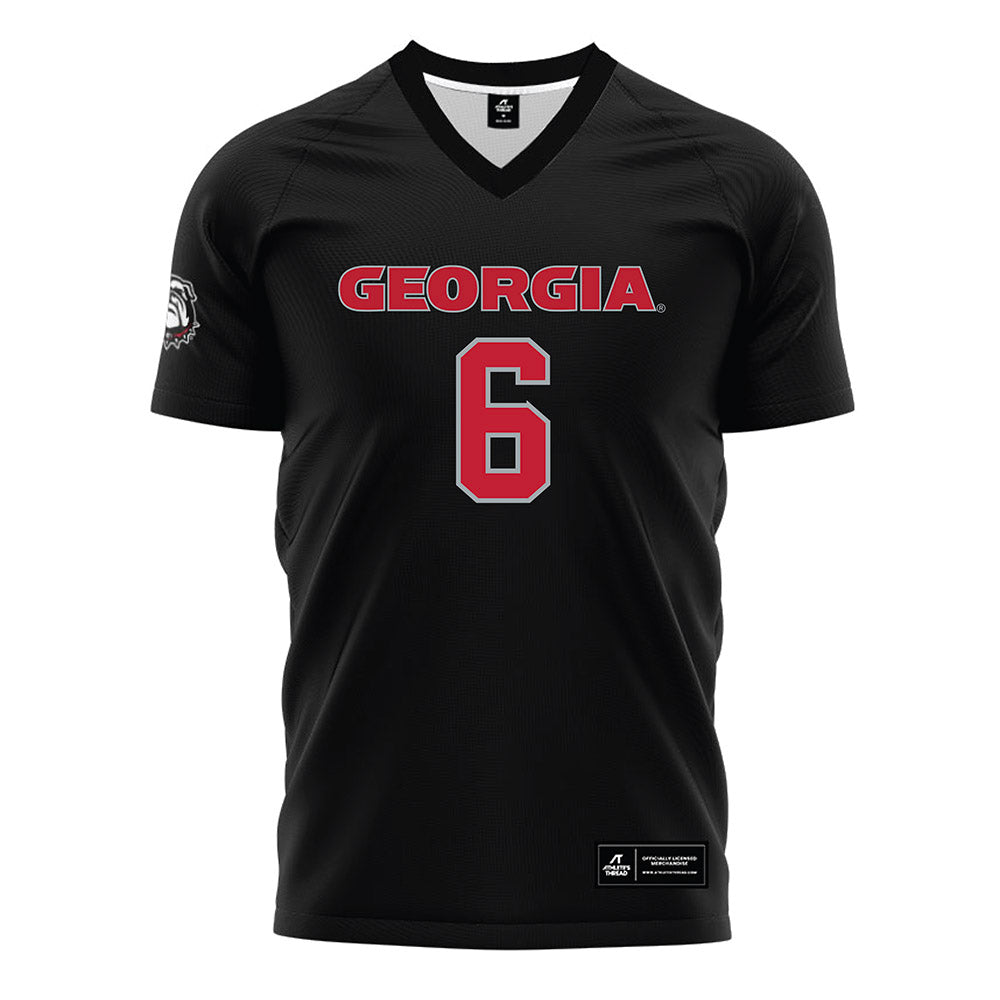 Georgia - NCAA Women's Soccer : Mona Childs - Black Soccer Jersey-0