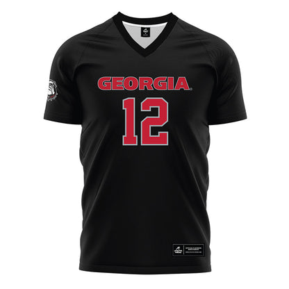 Georgia - NCAA Women's Soccer : Assa Kante - Black Soccer Jersey-0
