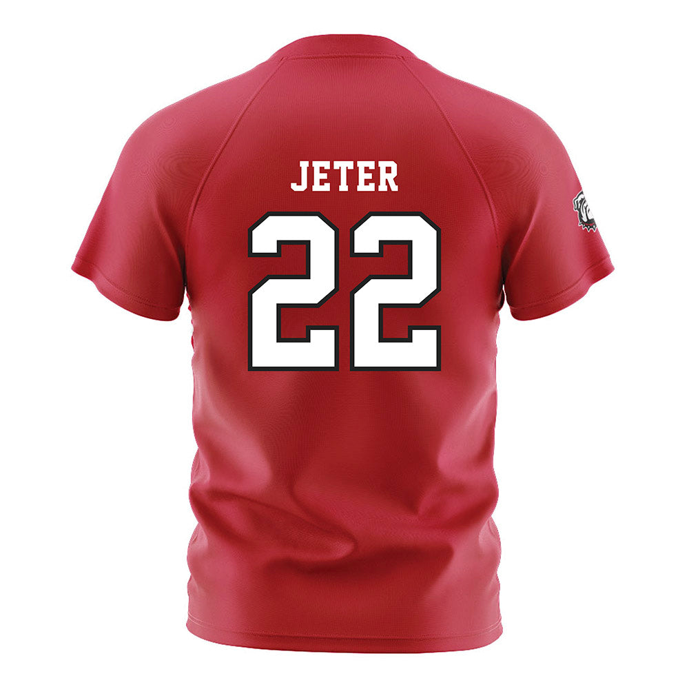 Georgia - NCAA Women's Soccer : Kieryn Jeter - Red Soccer Jersey-1