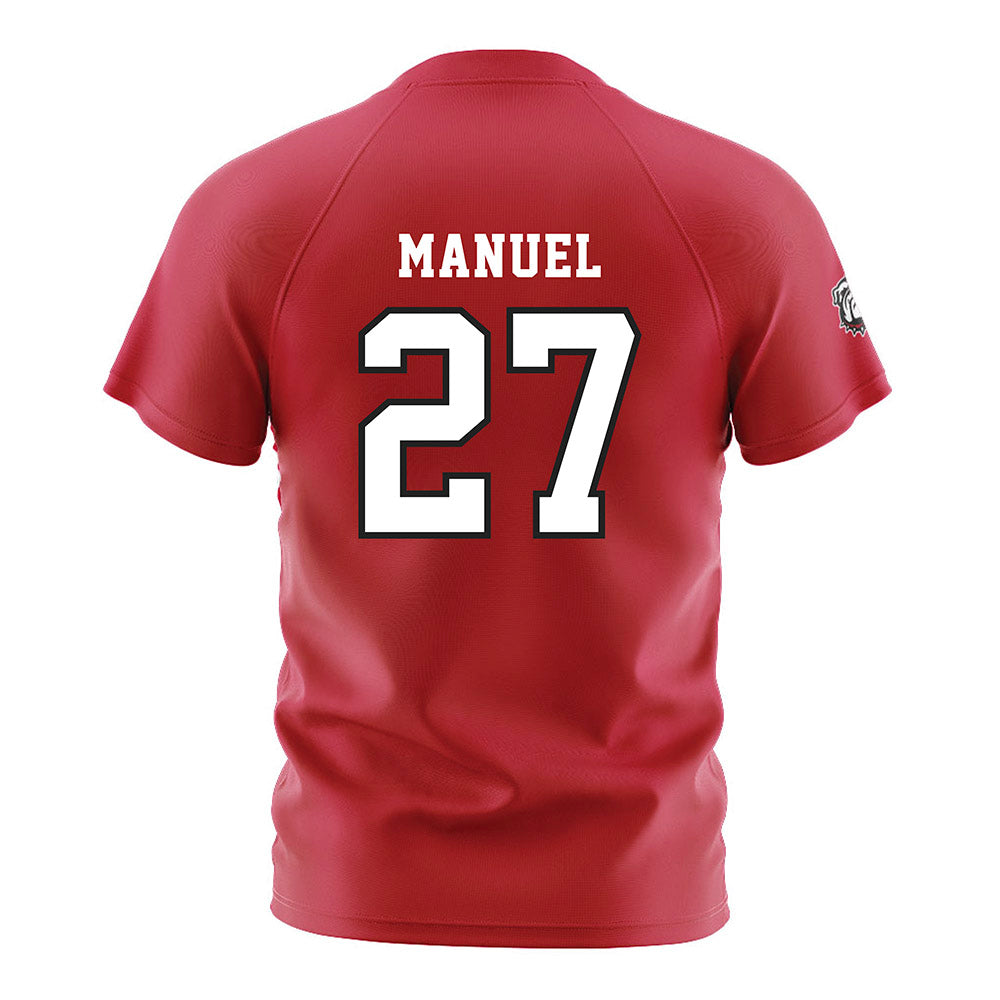 Georgia - NCAA Women's Soccer : Lola Manuel - Red Soccer Jersey-1