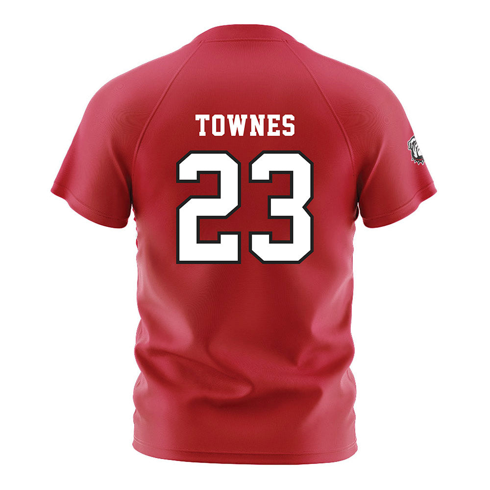 Georgia - NCAA Women's Soccer : Mya Townes - Red Soccer Jersey-1