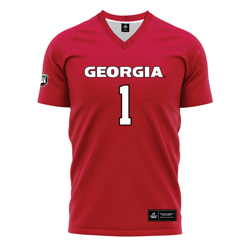 Georgia - NCAA Women's Soccer : Jordan Brown - Red Soccer Jersey-0
