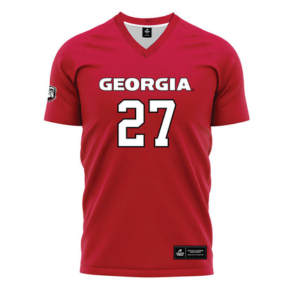 Georgia - NCAA Women's Soccer : Lola Manuel - Red Soccer Jersey-0