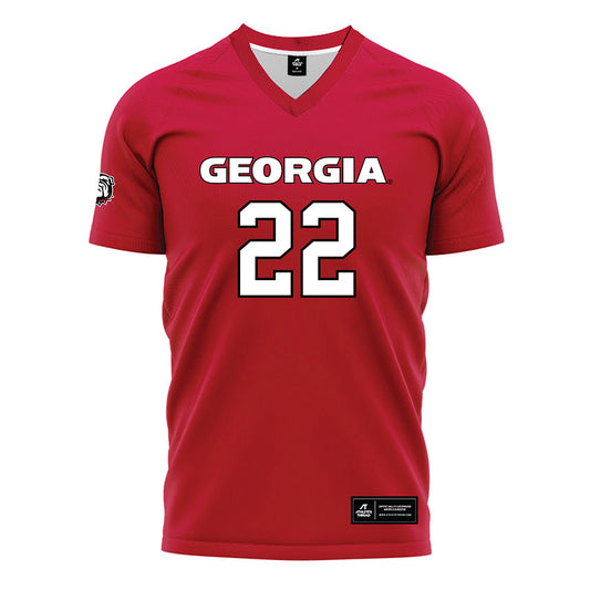 Georgia - NCAA Women's Soccer : Kieryn Jeter - Red Soccer Jersey-0
