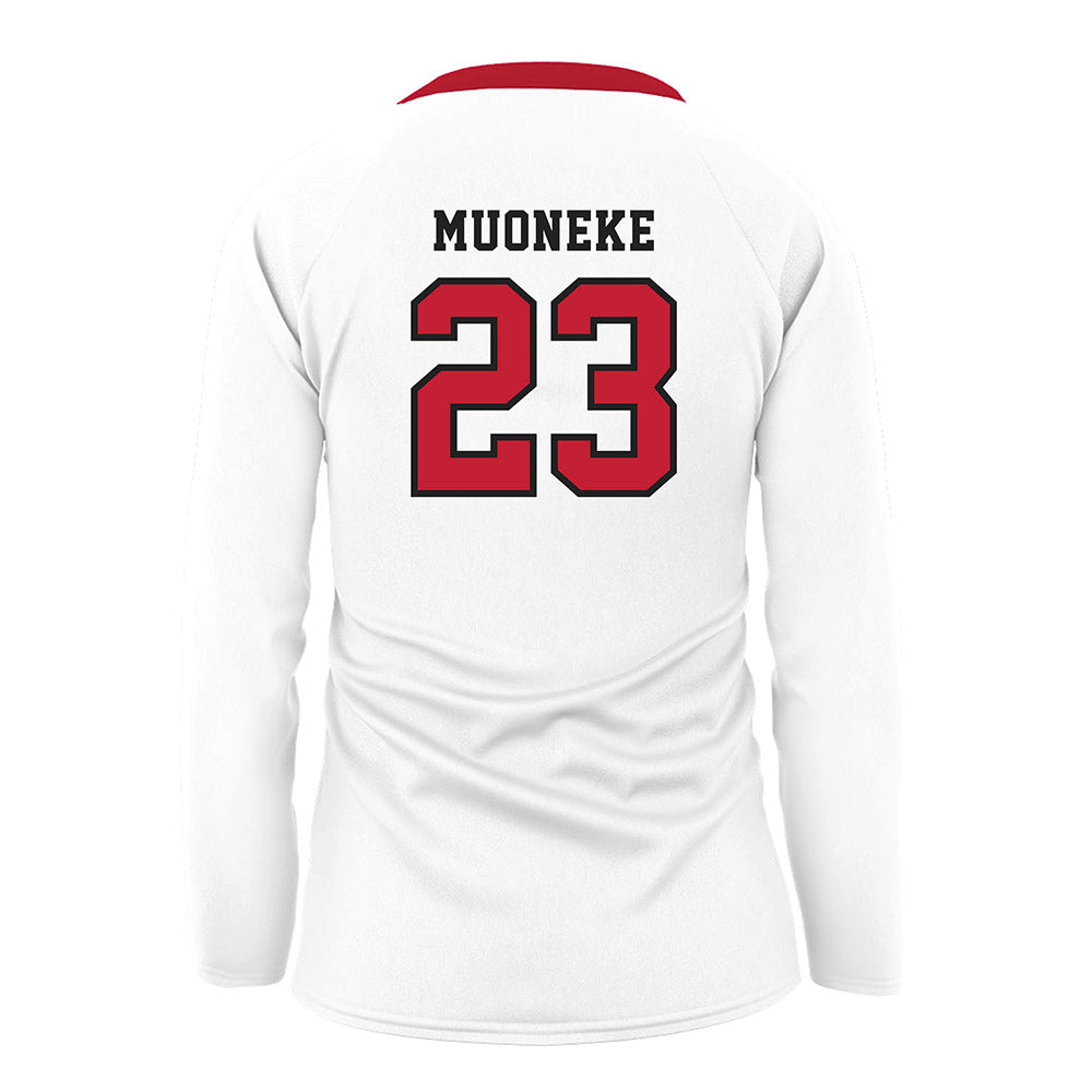 Georgia - NCAA Women's Volleyball : Arianna Muoneke - White Volleyball Jersey-1
