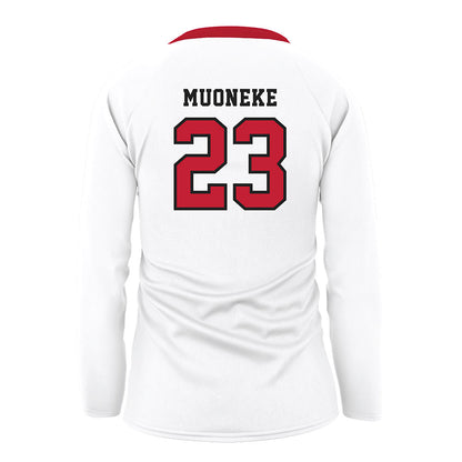 Georgia - NCAA Women's Volleyball : Arianna Muoneke - White Volleyball Jersey-1