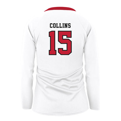 Georgia - NCAA Women's Volleyball : Marin Collins - White Volleyball Jersey-1