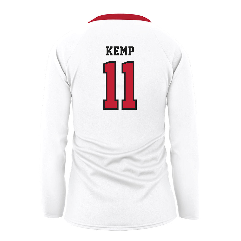 Georgia - NCAA Women's Volleyball : Kendal Kemp - White Volleyball Jersey-1