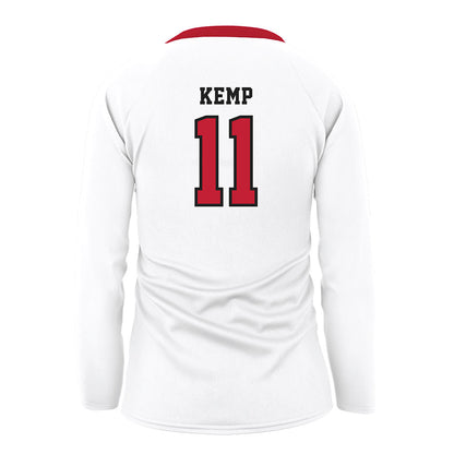 Georgia - NCAA Women's Volleyball : Kendal Kemp - White Volleyball Jersey-1