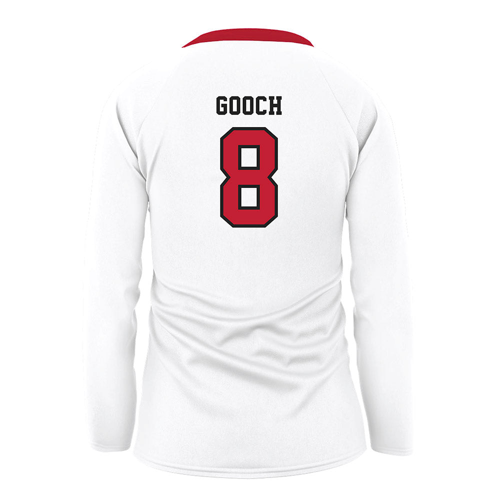 Georgia - NCAA Women's Volleyball : Ceci Gooch - White Volleyball Jersey-1