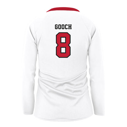 Georgia - NCAA Women's Volleyball : Ceci Gooch - White Volleyball Jersey-1
