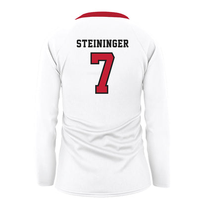 Georgia - NCAA Women's Volleyball : Keira Steininger - White Volleyball Jersey-1