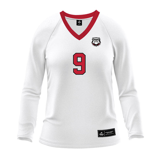 Georgia - NCAA Women's Volleyball : Ana Julia Bleeker - White Volleyball Jersey-0