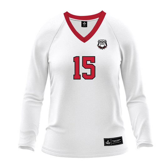 Georgia - NCAA Women's Volleyball : Marin Collins - White Volleyball Jersey-0