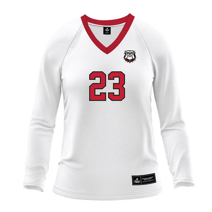 Georgia - NCAA Women's Volleyball : Arianna Muoneke - White Volleyball Jersey-0