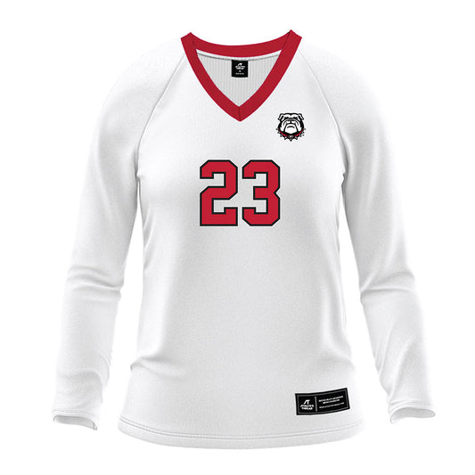 Georgia - NCAA Women's Volleyball : Arianna Muoneke - White Volleyball Jersey-0