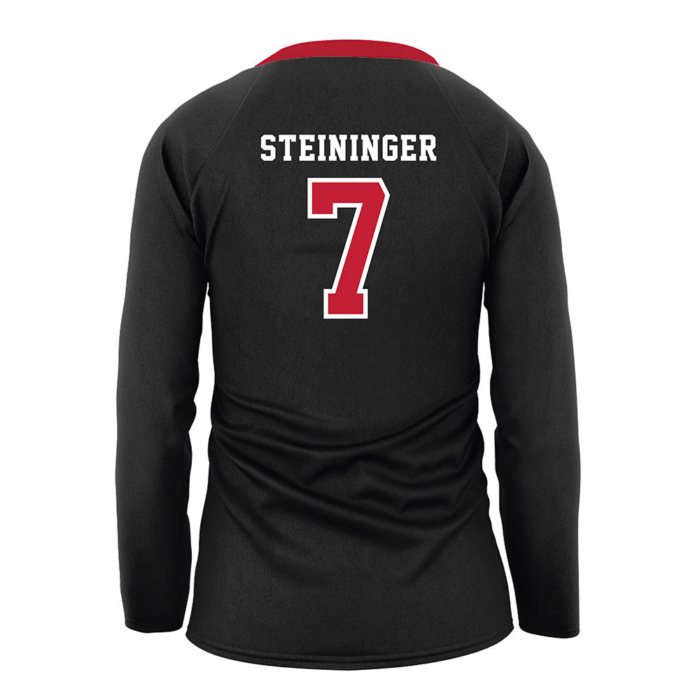 Georgia - NCAA Women's Volleyball : Keira Steininger - Black Volleyball Jersey-1