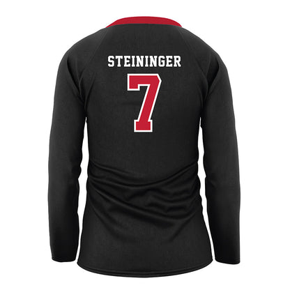 Georgia - NCAA Women's Volleyball : Keira Steininger - Black Volleyball Jersey-1
