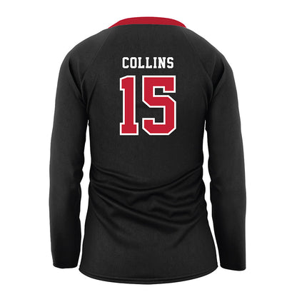 Georgia - NCAA Women's Volleyball : Marin Collins - Black Volleyball Jersey-1