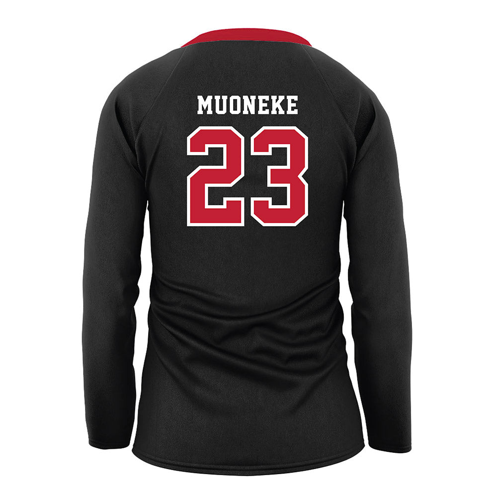 Georgia - NCAA Women's Volleyball : Arianna Muoneke - Black Volleyball Jersey-1