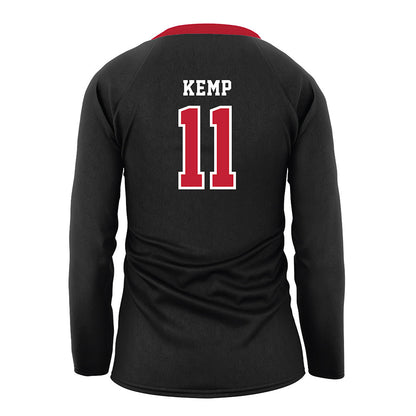 Georgia - NCAA Women's Volleyball : Kendal Kemp - Black Volleyball Jersey-1