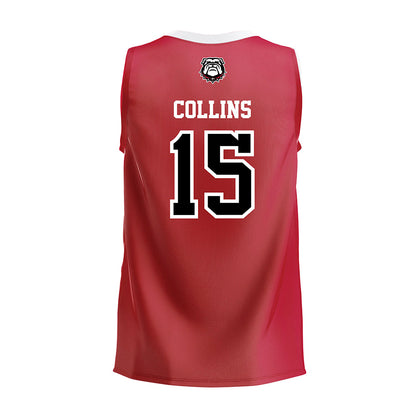 Georgia - NCAA Women's Volleyball : Marin Collins - Red Volleyball Jersey-1