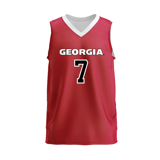 Georgia - NCAA Women's Volleyball : Keira Steininger - Red Volleyball Jersey-0