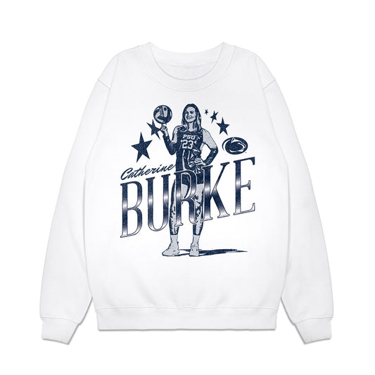 Penn State - NCAA Women's Volleyball : Catherine Burke - Graphic Premium Crewneck Sweatshirt-0