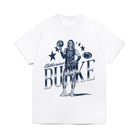 Penn State - NCAA Women's Volleyball : Catherine Burke - Graphic Comfort Colors T-Shirt-0