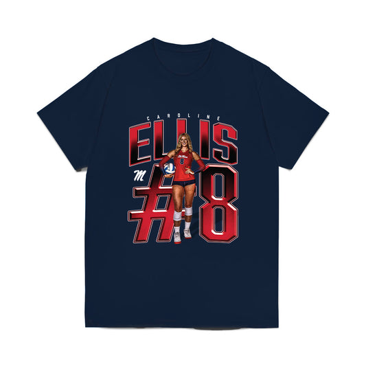 Ole Miss - NCAA Women's Volleyball : Caroline Ellis - Collage Comfort Colors T-Shirt-0