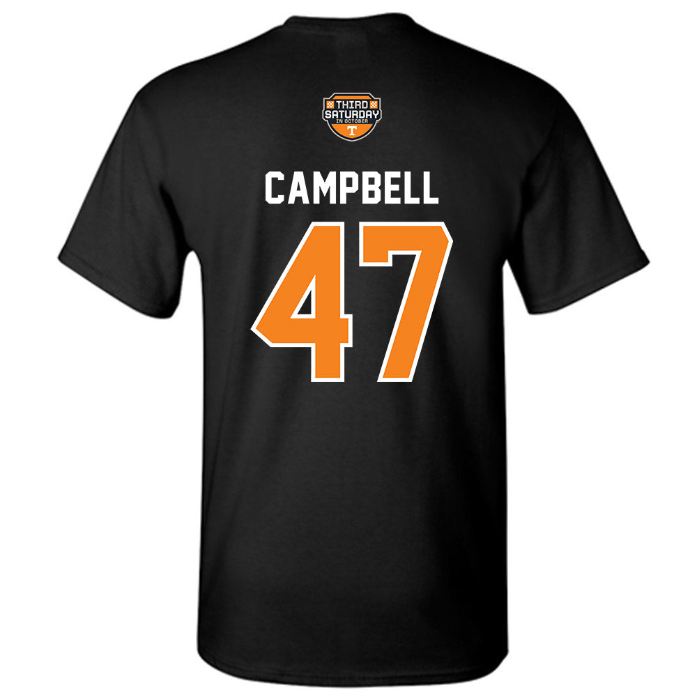 Tennessee - NCAA Football : Isaiah Campbell - Third Saturday Black T-Shirt-1