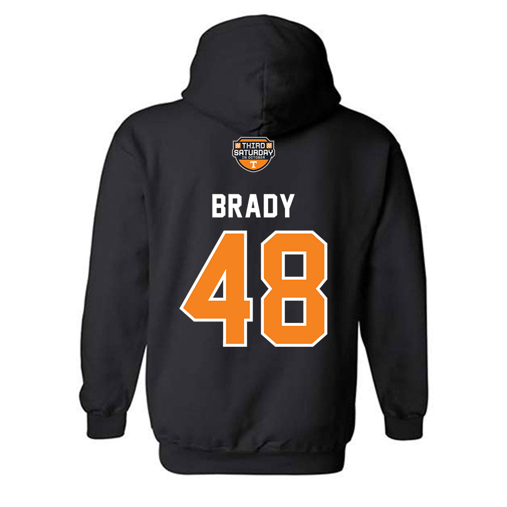 Tennessee - NCAA Football : Bennett Brady - Third Saturday Black Hooded Sweatshirt-1