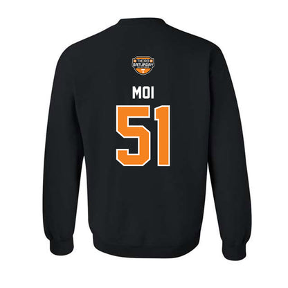 Tennessee - NCAA Football : Jaxson Moi - Third Saturday Black Crewneck Sweatshirt-1