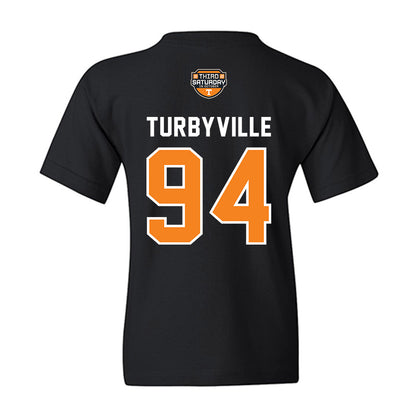 Tennessee - NCAA Football : Josh Turbyville - Third Saturday Black Youth T-Shirt-1