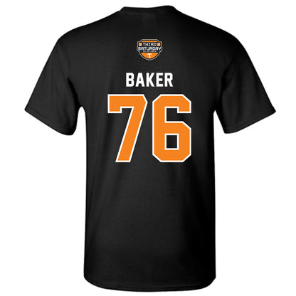 Tennessee - NCAA Football : Edward Baker - Third Saturday Black T-Shirt-1