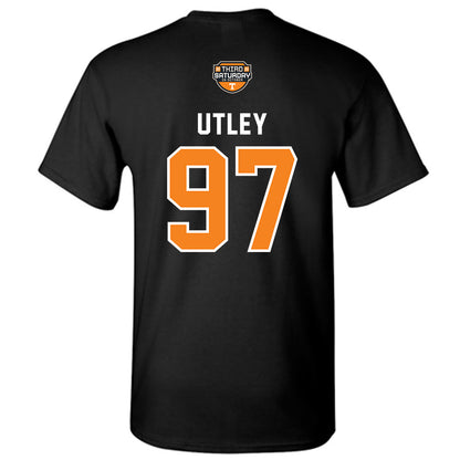 Tennessee - NCAA Football : Ethan Utley - Third Saturday Black T-Shirt-1