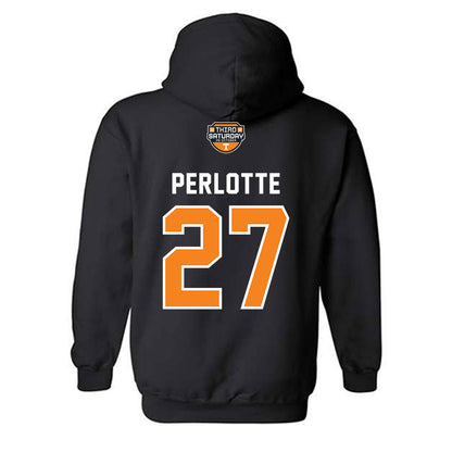 Tennessee - NCAA Football : Jadon Perlotte - Third Saturday Black Hooded Sweatshirt-1