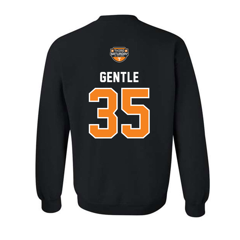 Tennessee - NCAA Football : Carson Gentle - Third Saturday Black Crewneck Sweatshirt-1