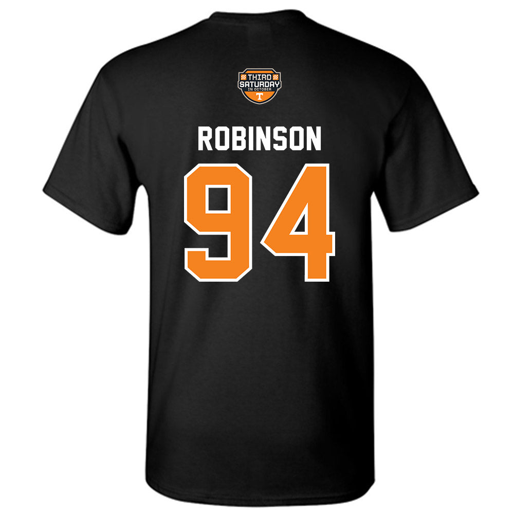 Tennessee - NCAA Football : Nathan Robinson - Third Saturday Black T-Shirt-1